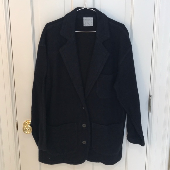 Vintage Warm navy jacket - Picture 1 of 4